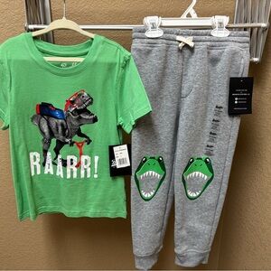 Brooklyn Cloth- Dinosaur Set (Size 4)